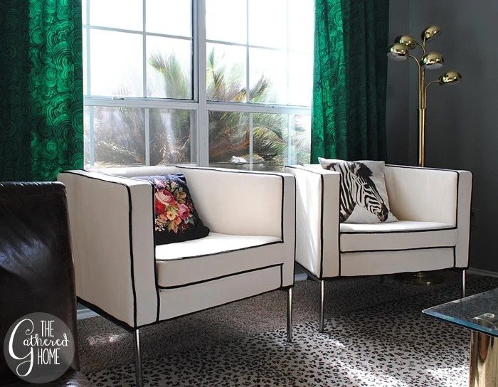 Handmade Ikea method cream and black club chairs24[3]