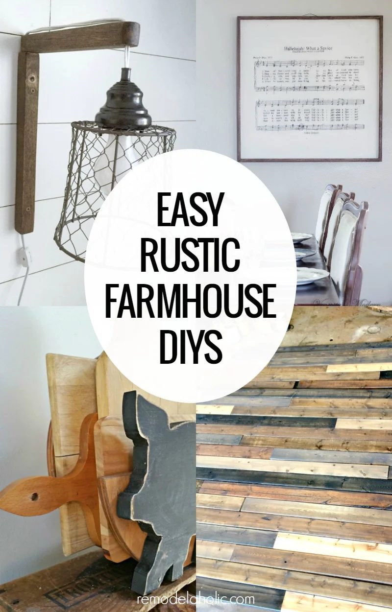straightforward Rustic Farmhouse DIYs on Bekob.com