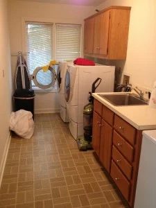 laundry room before, featured on Bekob
