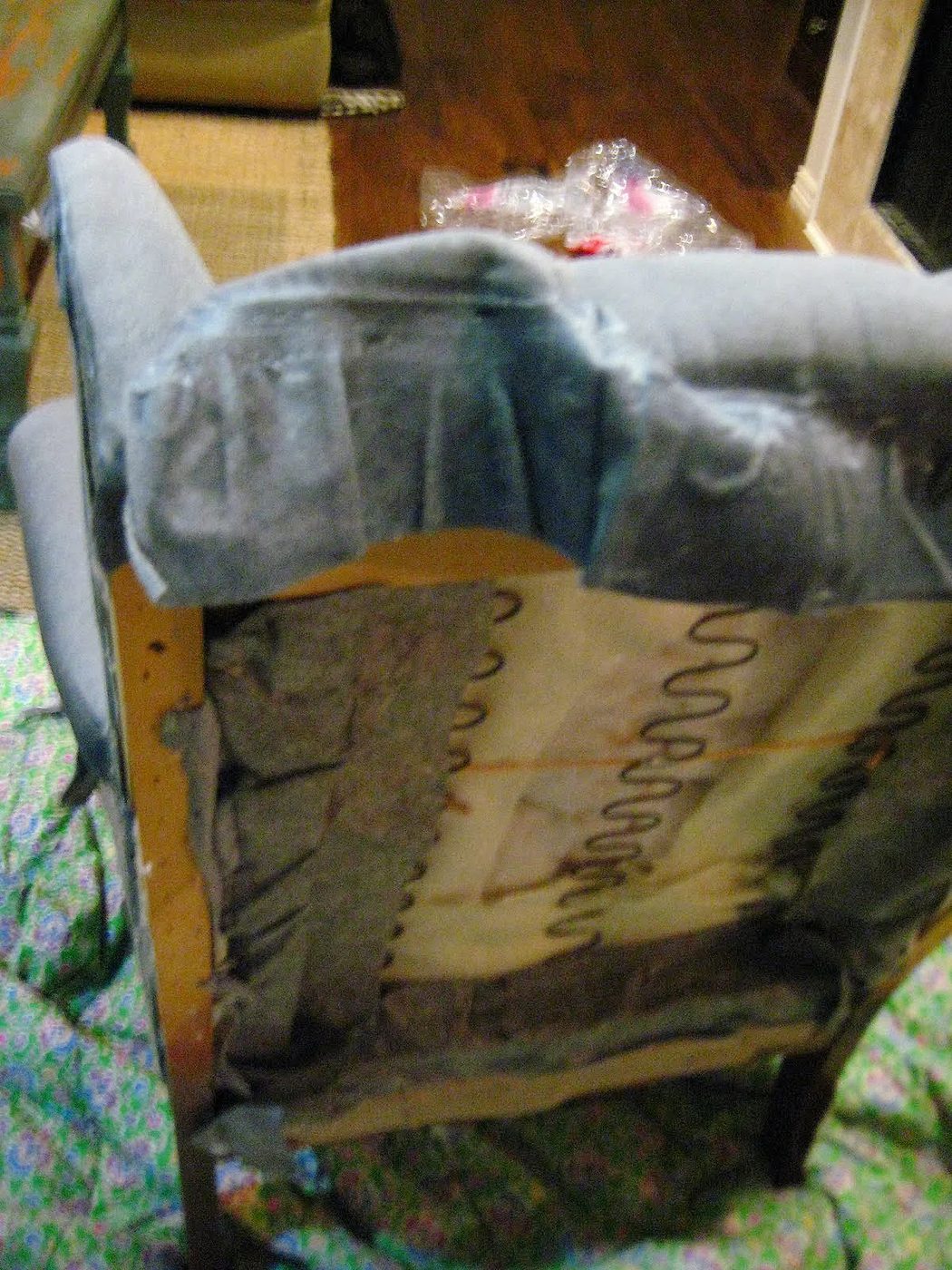 hints for recovering a wingback chair (3)