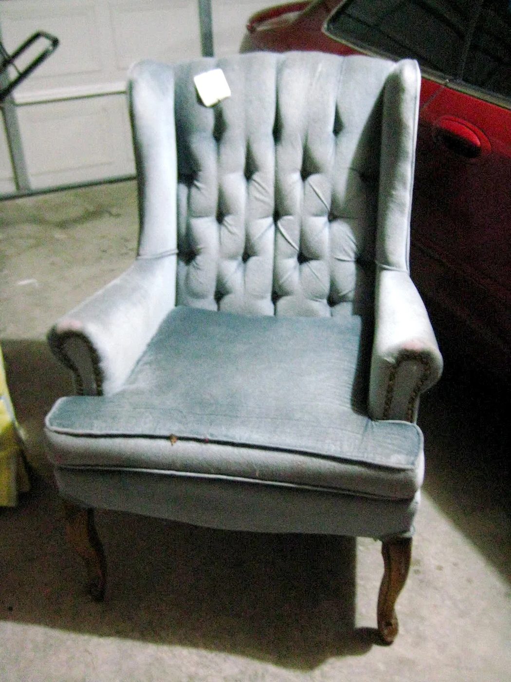 hints for recovering a wingback chair (2)