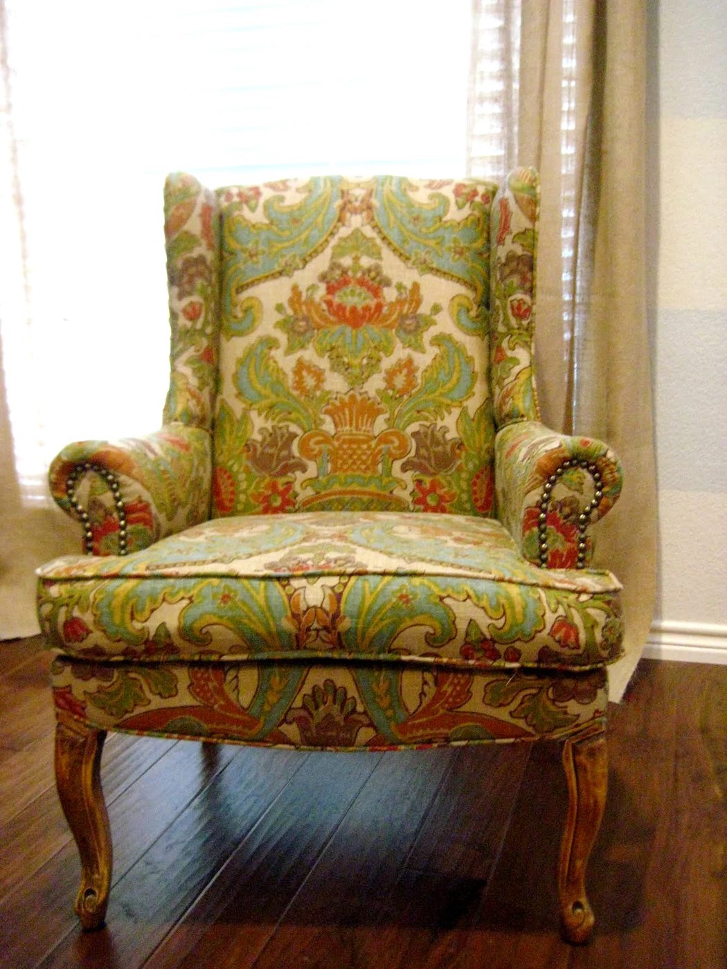 hints for recovering a wingback chair (8)