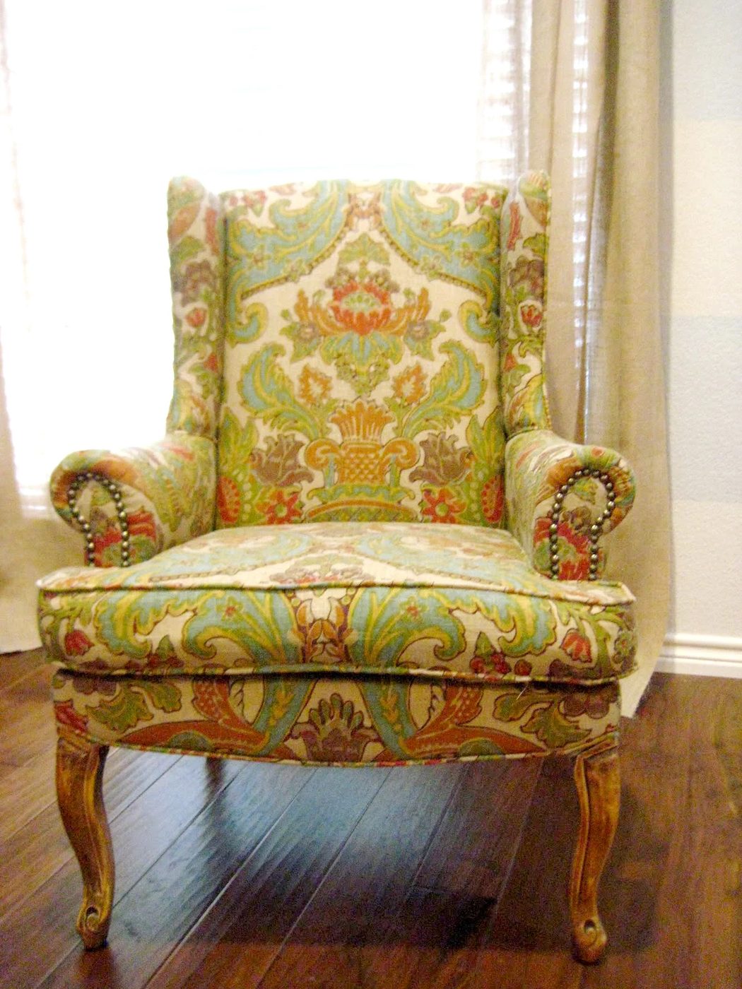 hints for recovering a wingback chair (1)