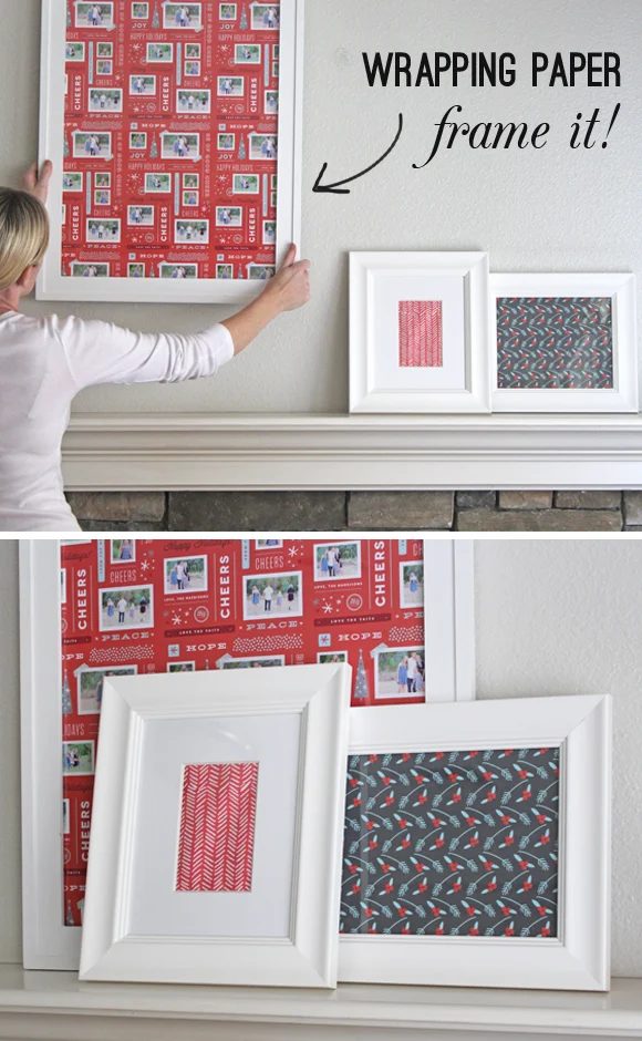 frame holiday wrapping paper - Thoughtfully direct via @Bekob