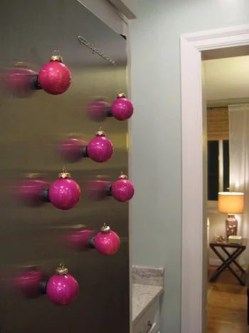 handmade magnet ornaments - Young House Love via @Bekob