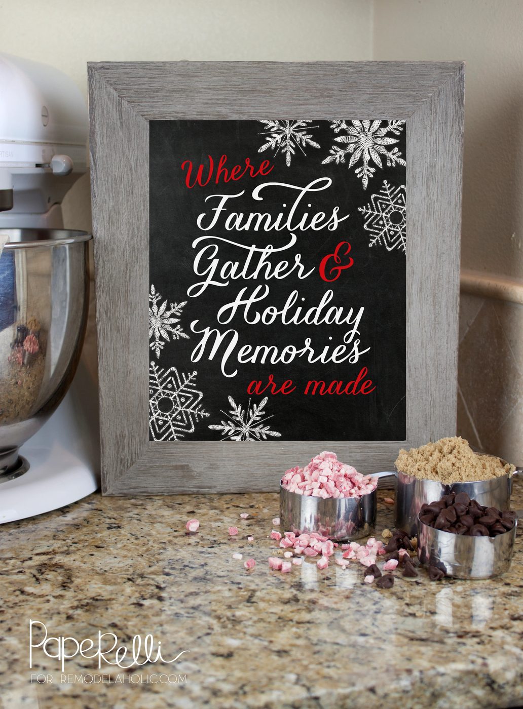 Kitchen Holiday Printable by Paperelli for @Bekob