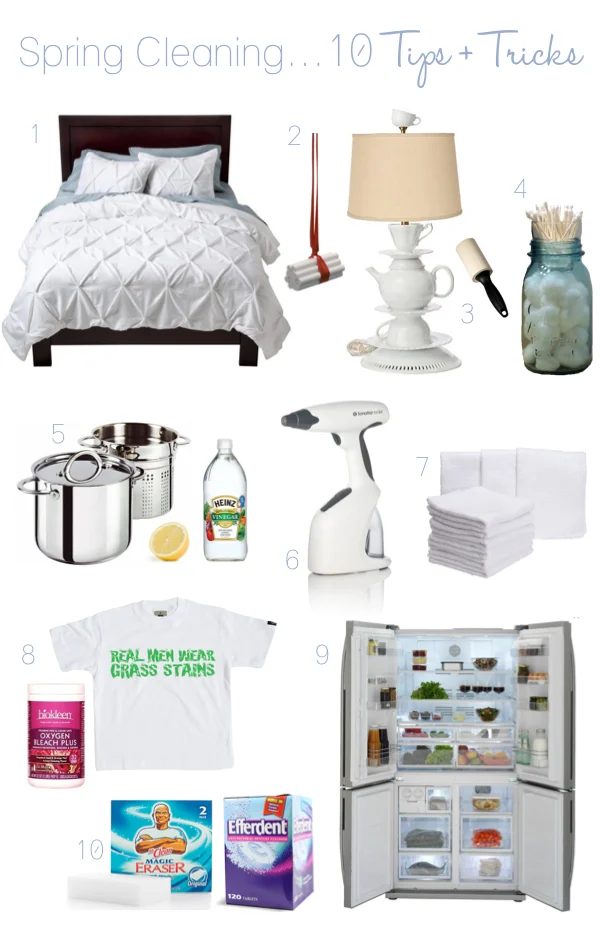 Pink Pistachio spring cleaning tips