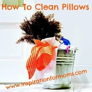 Inspiration for Moms cleaning pillows