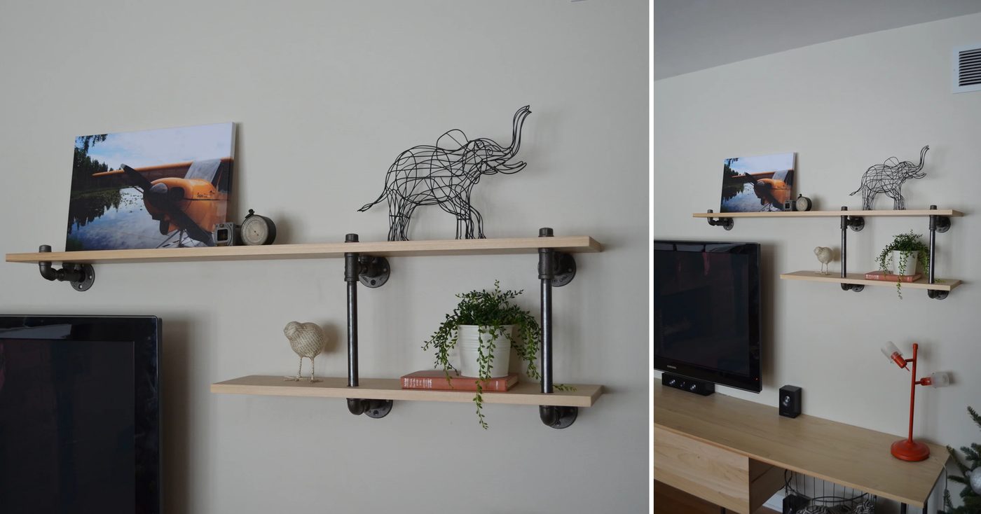 styled bookshelf at Bekob.com