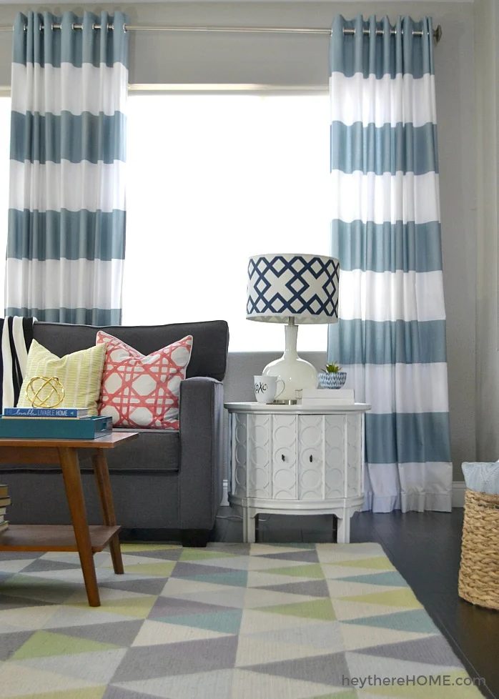 Grommet Top Curtains, By Hey There Home
