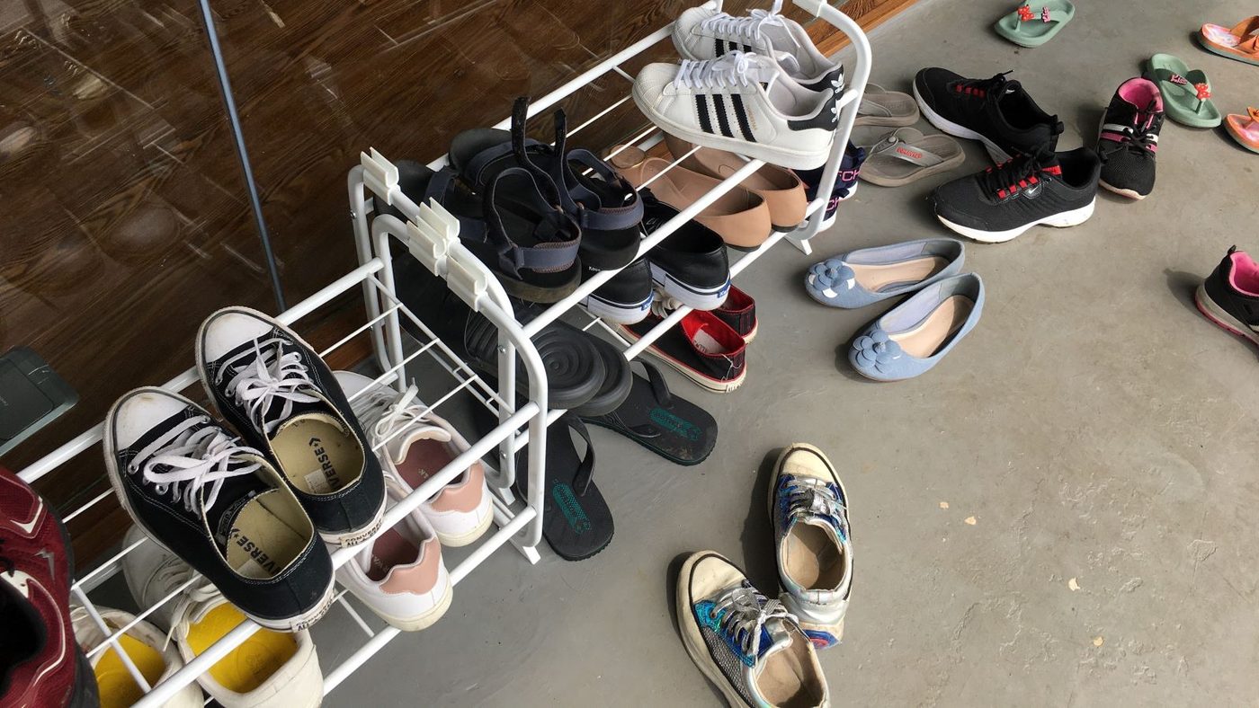 12 Messy Shoe Storage Area Shutterstock 2224573241