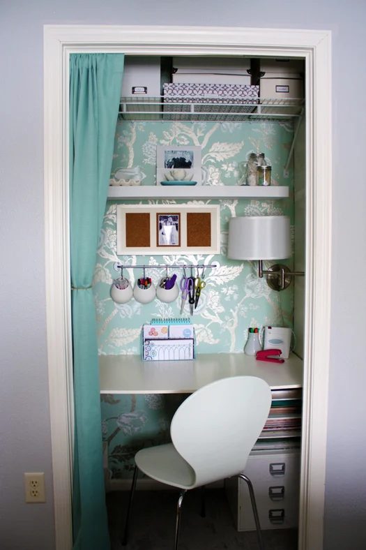 ClosetOffce organizing