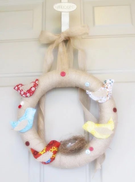 A House in Holland birdy wreath