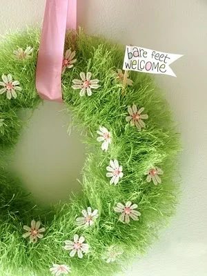 The Creative Place grass wreath