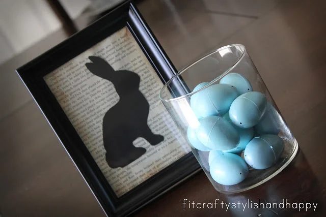 Fit Crafty Stylish and Happy bunny silhouette
