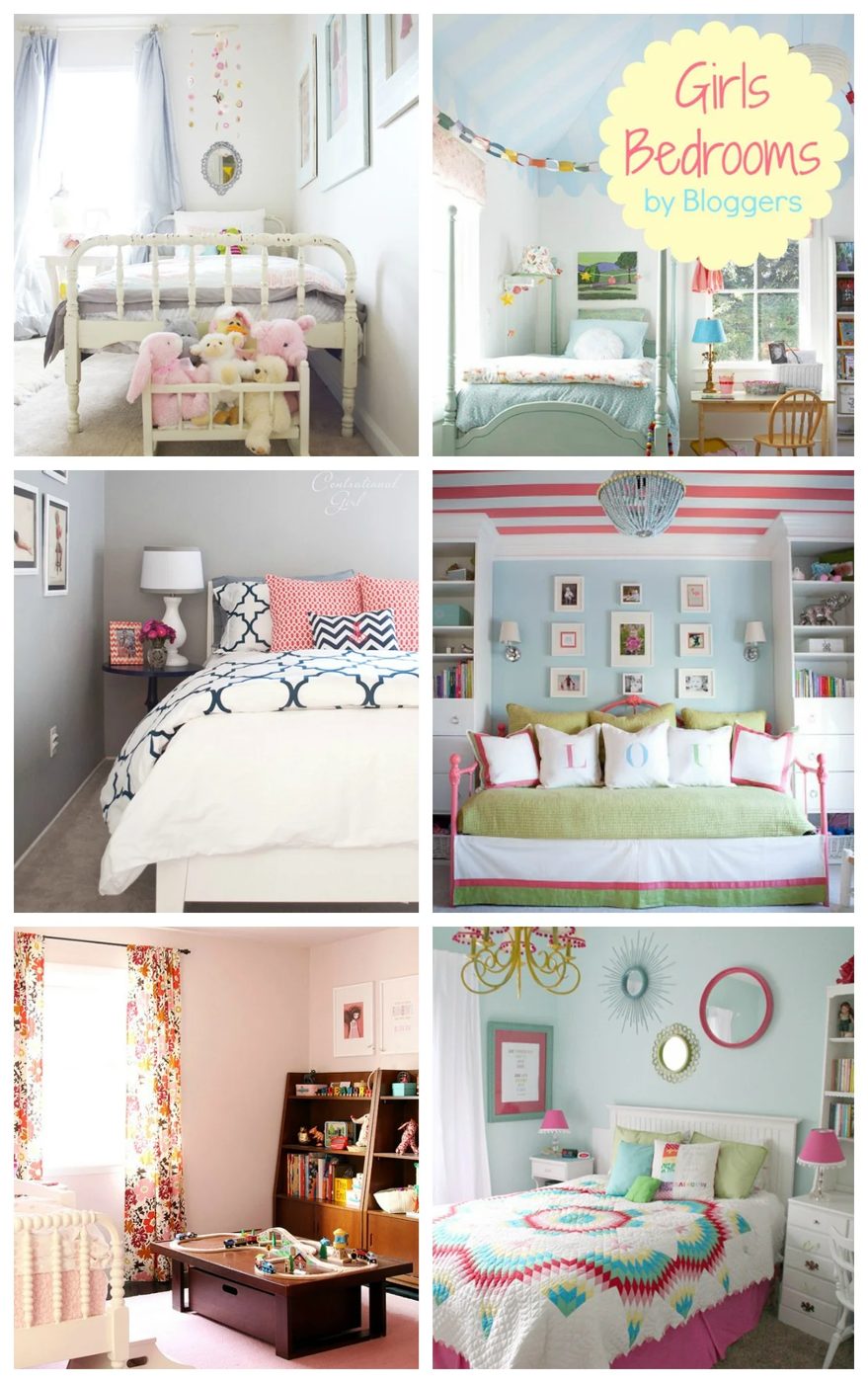 Great Girl Bedroom options For Real life kids! #bedroom #design #girls