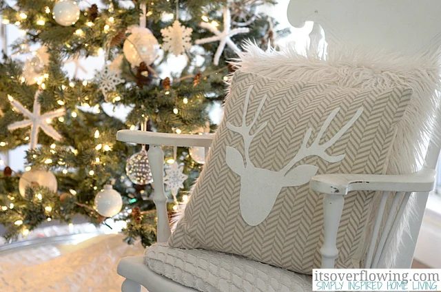 It's Overflowing Christmas Chair