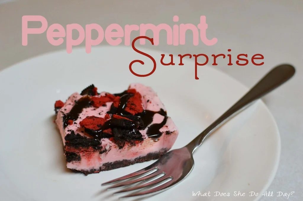 What Does She Do All Day peppermint surprise