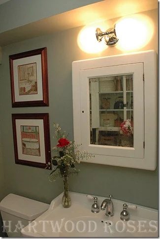 Hardwood Roses bath after