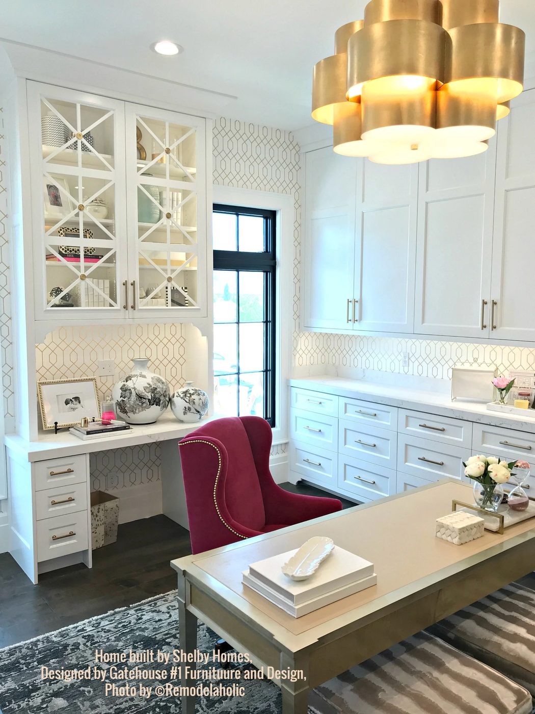 Glam Home Office Shelby Homes, Gatehouse No. 1 Furniture & Design (410).ed