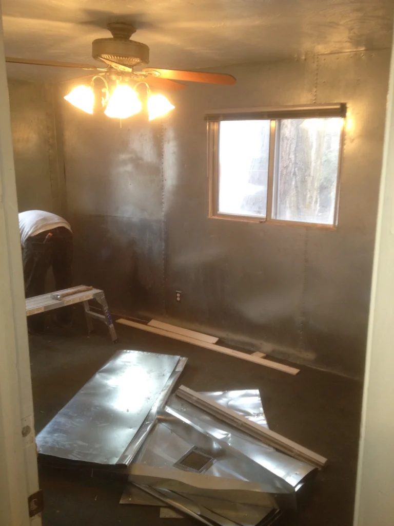 Lindsay & Drew sheet metal room