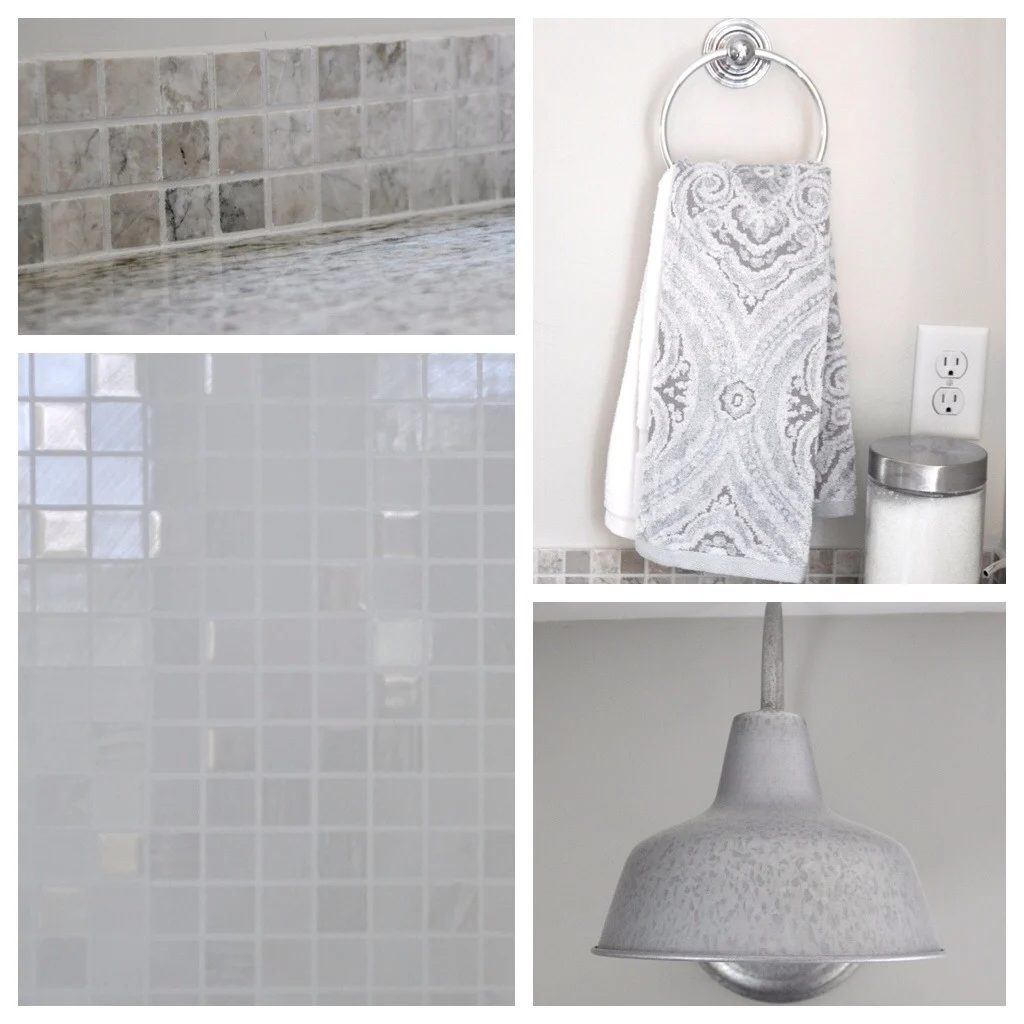 Lindsay & Drew master bath details