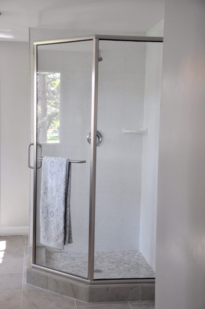 Lindsay & Drew master bath shower