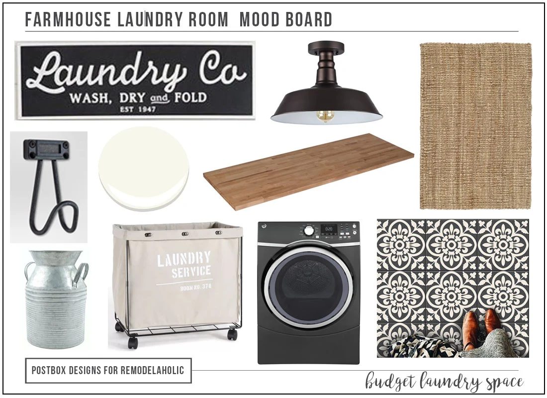 Postbox Designs: Create a Farmhouse Laundry Room on a modest-cost