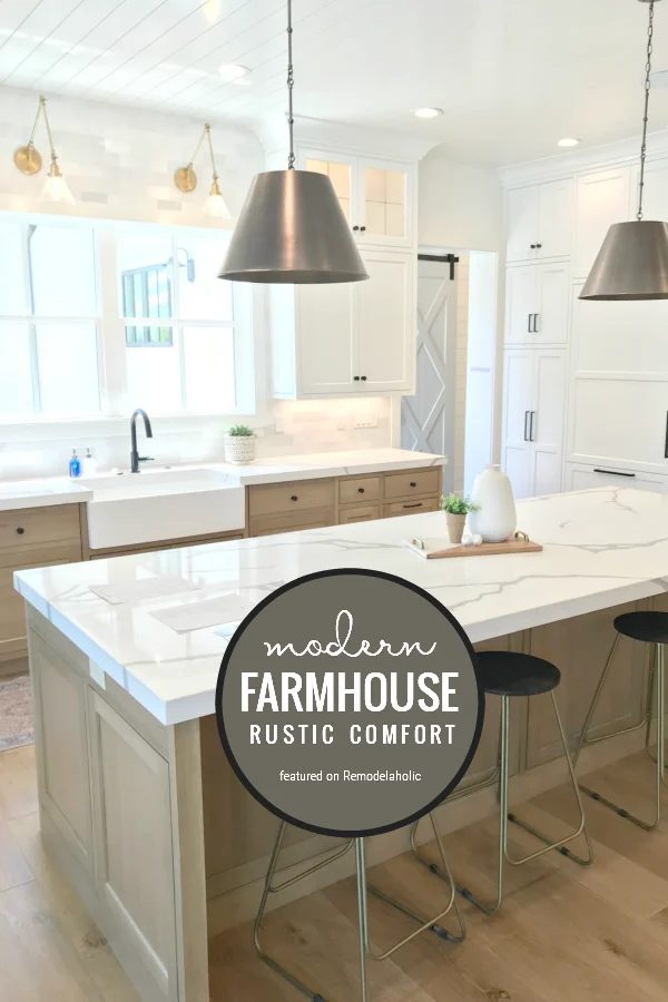The Rustic Comfort Of This Modern Farmhouse Style Home Will Draw You In. Come Enjoy The Pleasing White Palette Of This Luxurious Home. Featured On Bekob