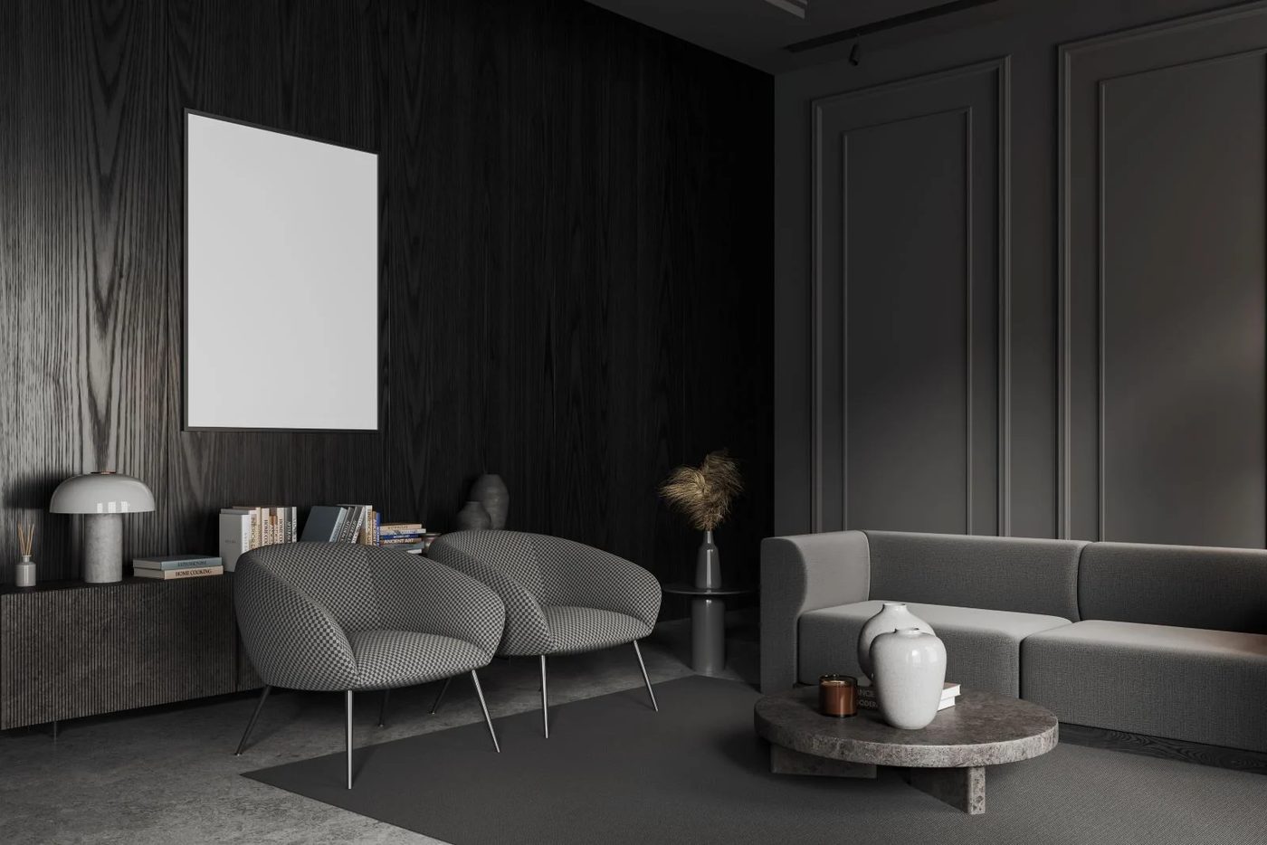 Gray Living Room
