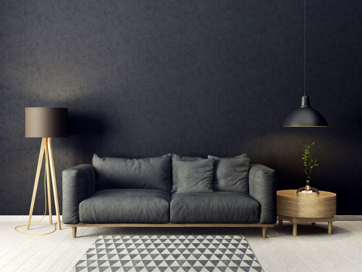 Black Living Room