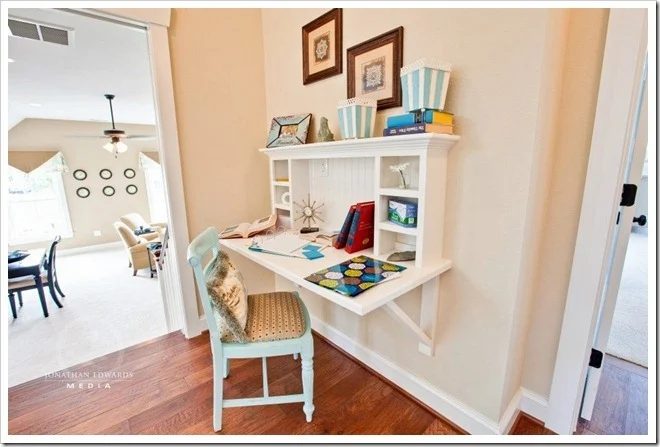 feature homework nook, Stephen Alexander home with designer Sharon of Goodwin Interiors featured at Sand and Sisal