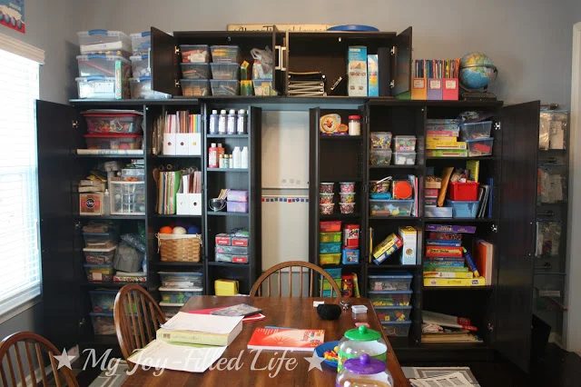 homeschool room, My Joy-Filled Life