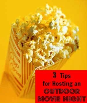 A great way to spend a warm summer night is to host an outdoor movie night in your backyard. Here are 3 tips to get the party started. 3 Tips for Hosting an Outdoor Movie Night via
