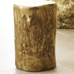Hot Pink Christmas Gold Log Table