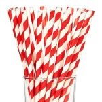 Hot Pink Christmas Straws