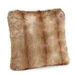Hot Pink Christmas Faux Fur Pillow2