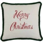 Hot Pink Christmas Merry Christmas Pillow