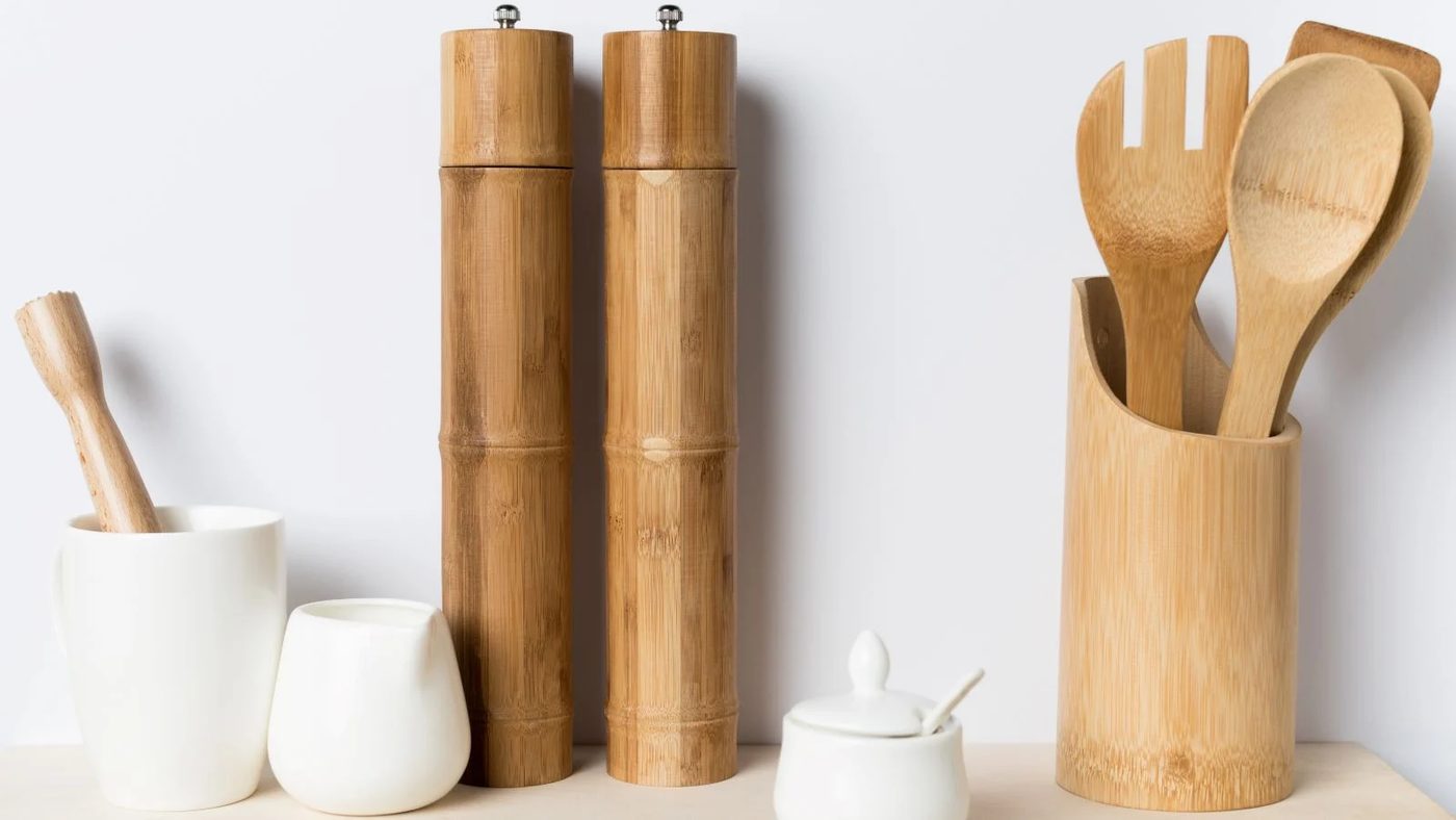 Bamboo Kitchen Accessoriesshutterstock 718156627