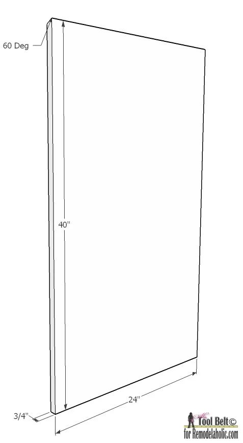A unique and modern house headboard to dress up a twin bed. Free plans and walkthrough on Bekob.com #headboard #bedroom