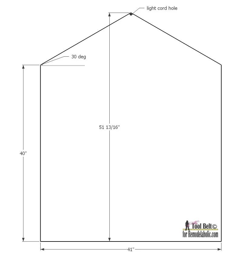 A unique and modern house headboard to dress up a twin bed. Free plans and walkthrough on Bekob.com #headboard #bedroom