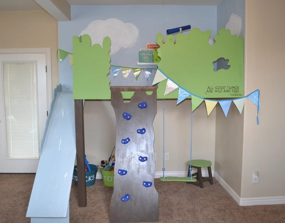indoor treehouse loft, featured on Bekob