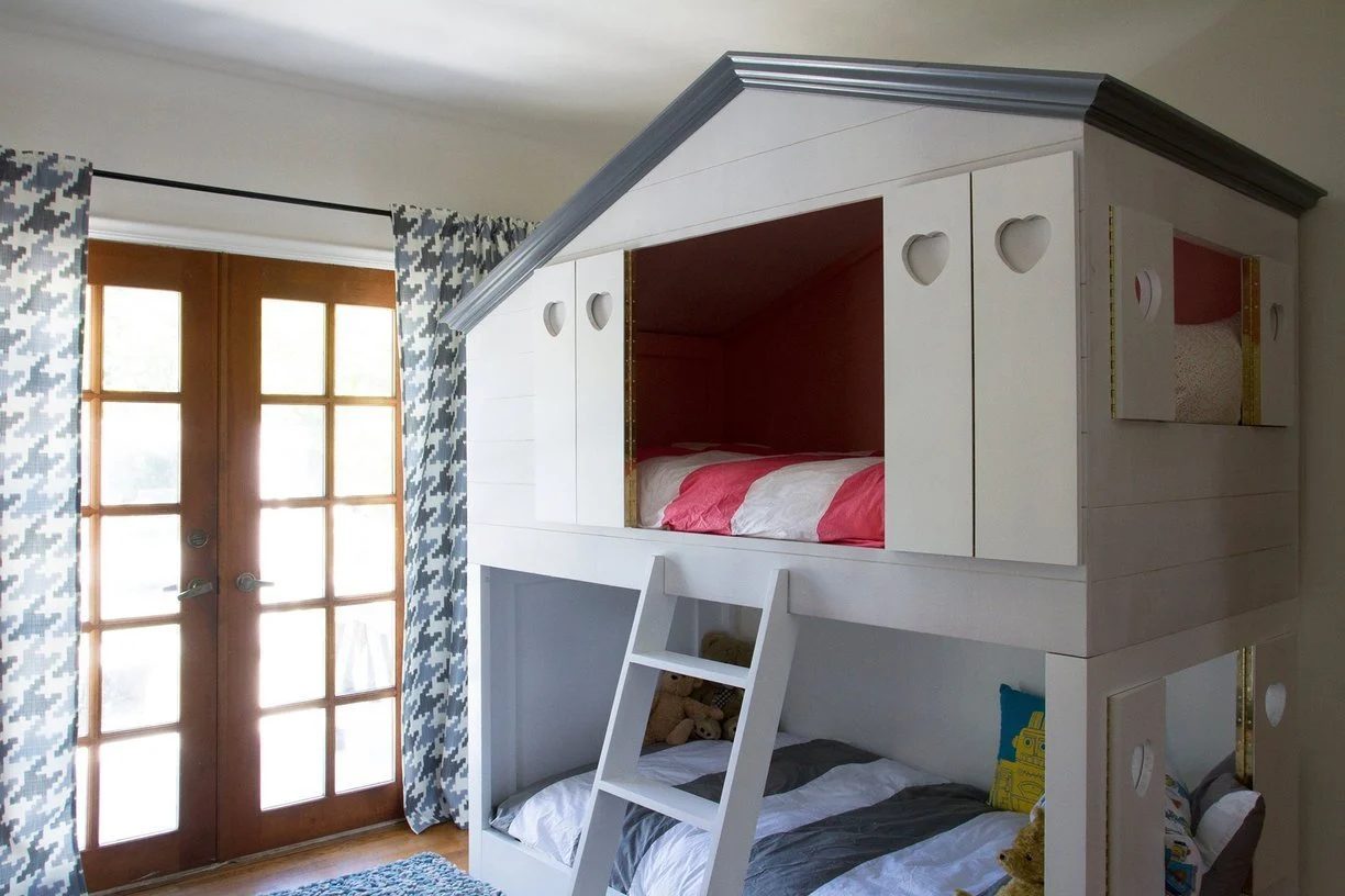 kids house bunkbed via Apartment Therapy