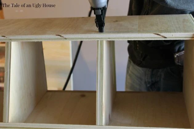 Handmade wooden toy organizer by Tale of an Ugly House featured on @Bekob