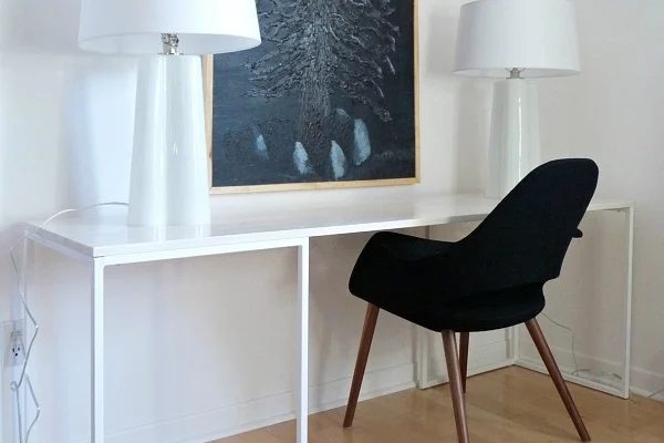Build a Desk With Wood Top and Metal Legs