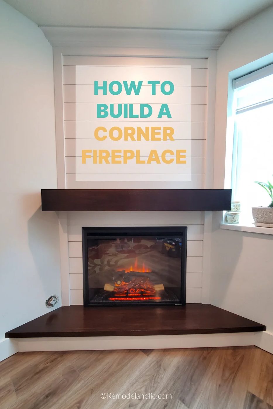 How To Build A Corner Fireplace Plans walkthrough For Electric Fireplace Insert Surround With TV Wall Mantel With Storage And Hearth Bekob