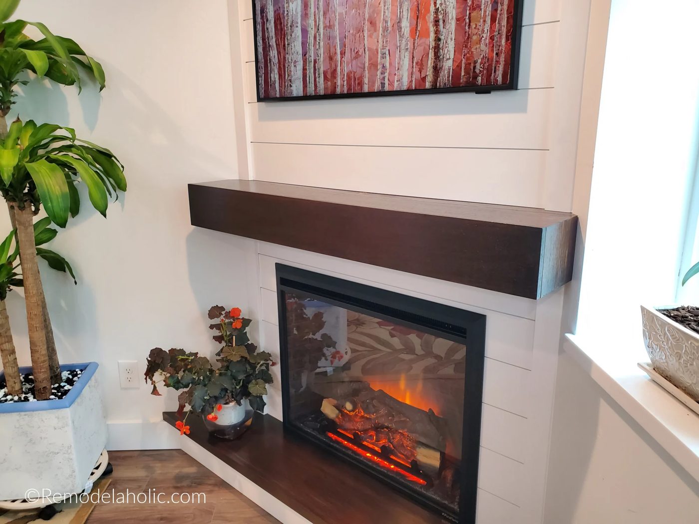 How To Build A Mantel With Hidden Storage For A Corner Fireplace Handmade, Bekob