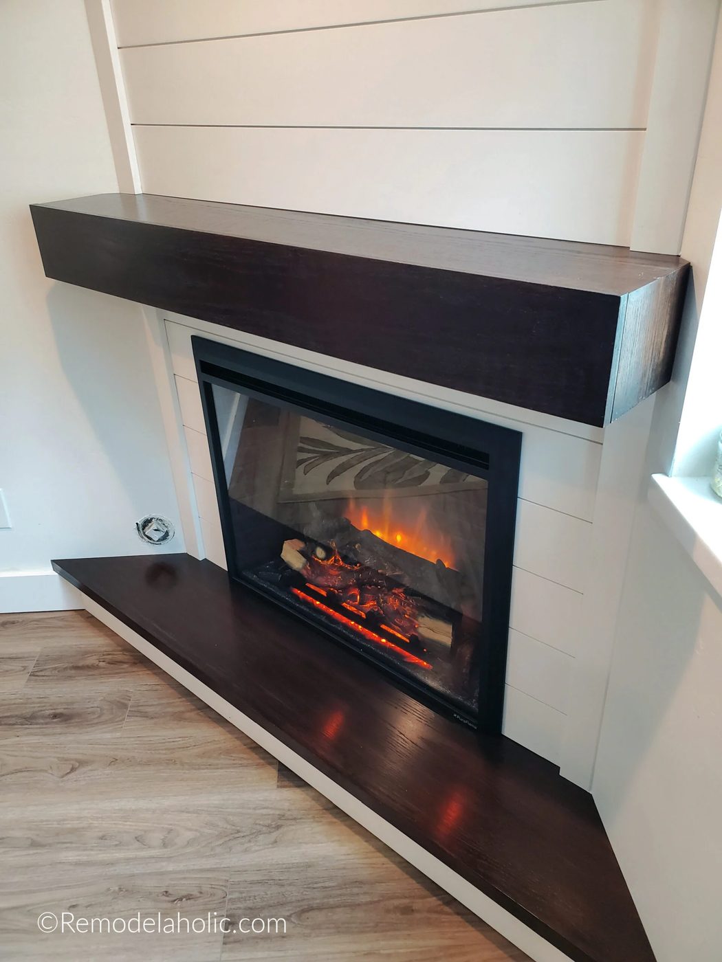 Handmade Corner Fireplace And Mantel With Hidden Storage Plans And walkthrough Bekob