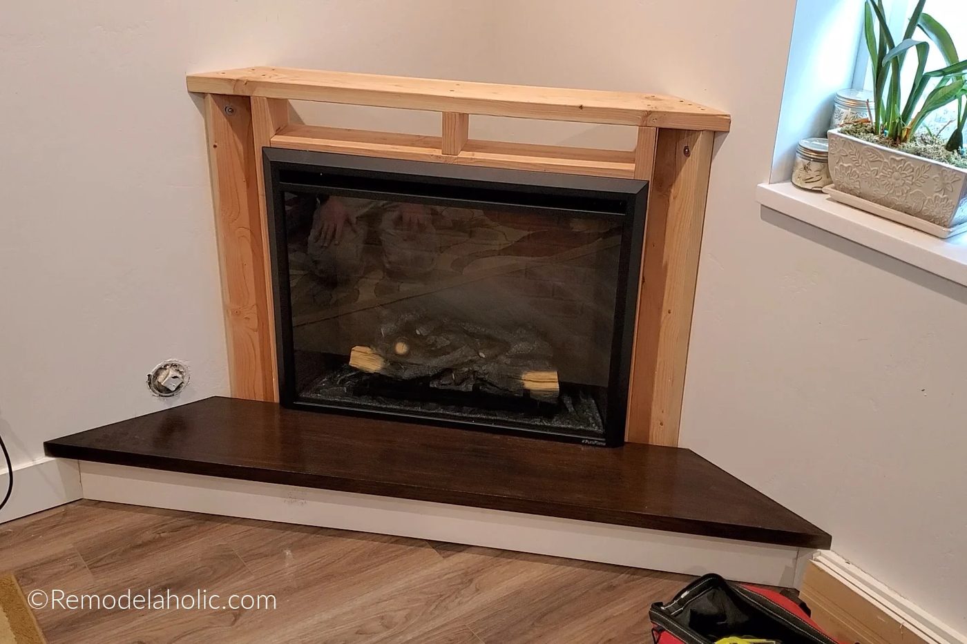 Corner Fireplace Handmade Hearth Installed Bekob