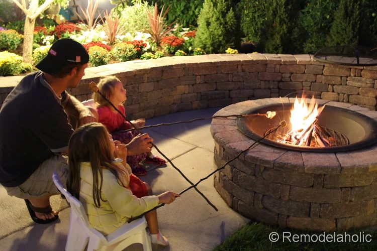how to build a fire pit, from Bekob
